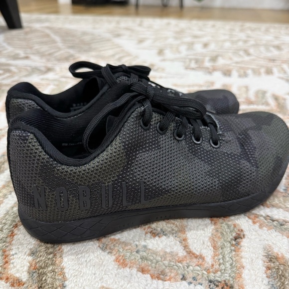 NOBULL Black Camo Sneakers, CrossFit shoes, women’s size 9 - Picture 2 of 8